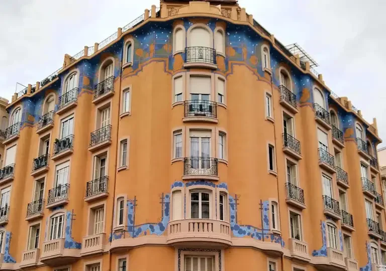 Architecture du quartier des Musiciens à Nice